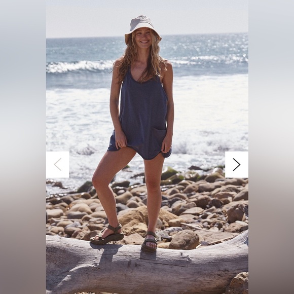 Free People Hot Shot Blue Dress. 💙⚡️ - Picture 1 of 5